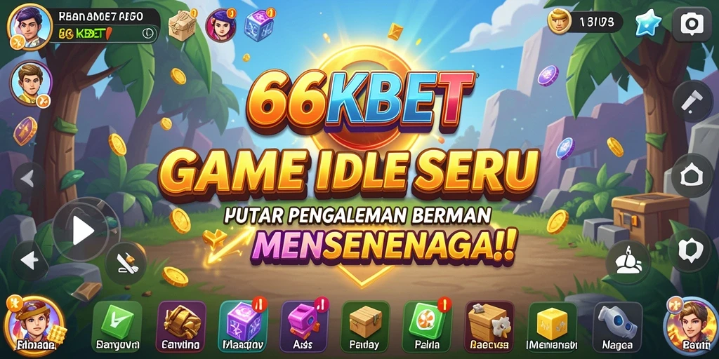 Tampilan menarik gameplay 66KBET dalam mode Idle.