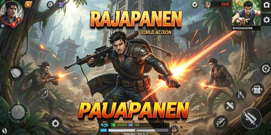 Screenshot gameplay RAJAPANEN yang penuh aksi dan menegangkan.