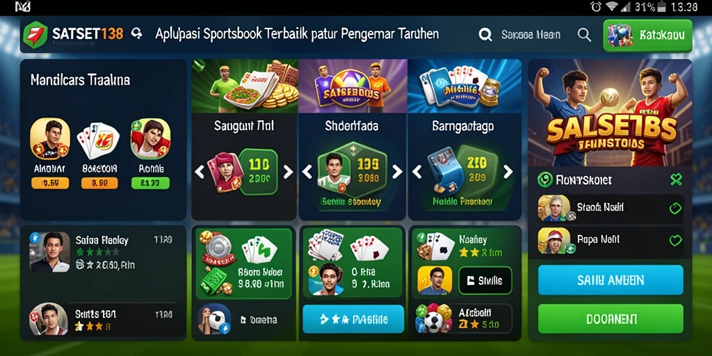 Tampilan menarik SATSET138 saat melakukan taruhan langsung.